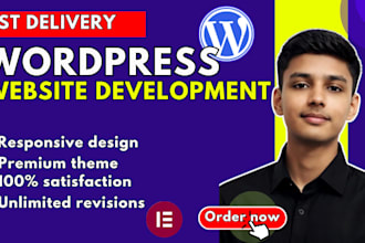 build wordpress website for small business