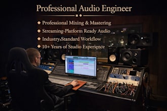 mix and master your audio professionally