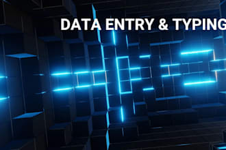 accurate data entry and ms word typing services
