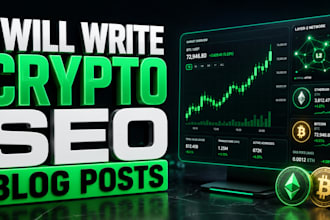 write expert crypto article and web3 seo blog post