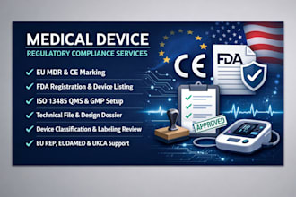 handle eu mdr ce iso 13485, 27001 fda registration and medical device compliance