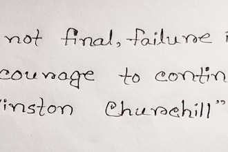 provide high quality handwriting and letter writing