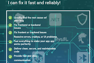 fix issues in your dotnet and angular applications