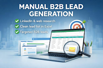 do manual b2b lead research and build a targeted lead list