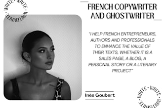 your professional french copywriter