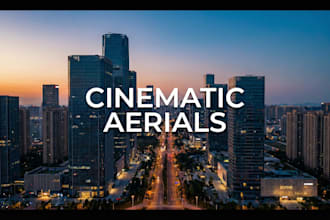 shoot high quality drone photos and cinematic aerial videos