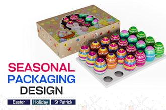 design seasonal packaging for easter and holiday products