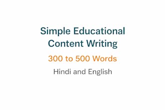 write hindi and english articles for students and teachers