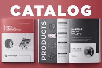 design catalog, magazine, program book, virtual event flyer, newsletter