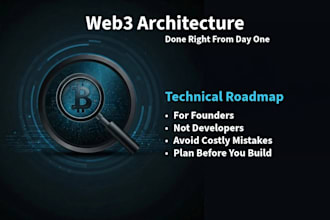 design your blockchain project architecture  technical roadmap