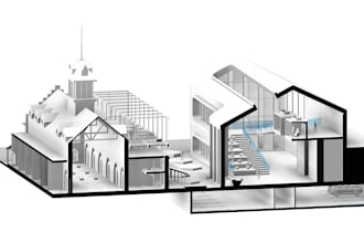 do conceptual architectural diagrams, drawings, and plans