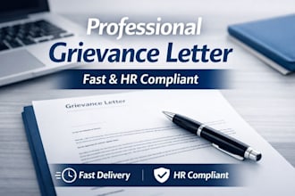 write a formal workplace complaint letter that gets HR result
