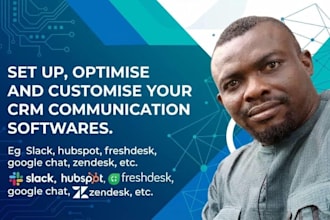setup your hubspot or slack or freshdesk for effective CRM