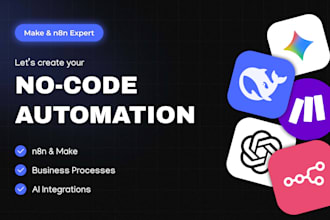 build n8n ai automation for whatsapp, gmail, CRM and API integration