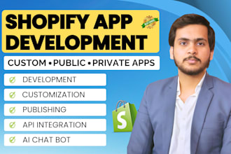 be your shopify app developer, shopify private app, shopify customized solution