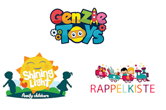 design colorful kids, daycare, childcare and preschool logo