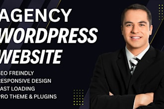 design or redesign professional agency company website