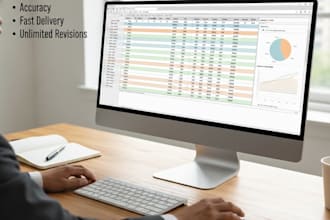do professional data entry and excel data formatting
