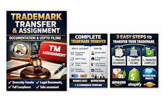 handle full trademark ownership transfer and assignment filing
