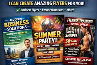 design clean, stylish, and on brand flyers that convert