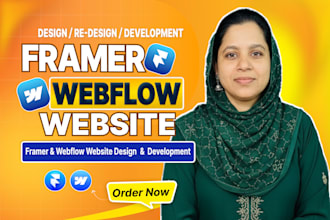 design webflow website, framer website, figma to webflow framer landing page