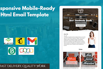 design a responsive HTML email newsletter