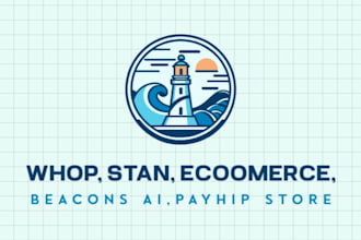 setup stan store, etsy digital product, whop store, gumroad, payhip, esty