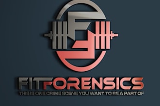design creative modern gym and fitness logo design