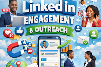 do organic linkedin engagement and outreach