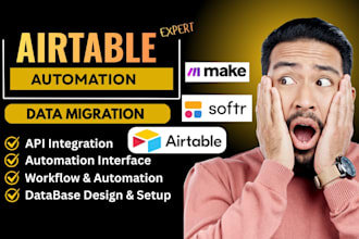 build airtable automation made com ai agent airtable database softr wbapp n8n