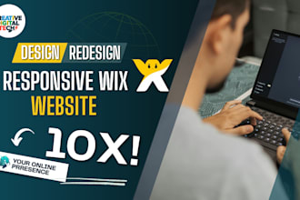 design redesign wix website wix ecommerce wix online shop