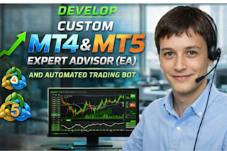 develop custom mt4 and mt5 expert advisor and automated trading bot