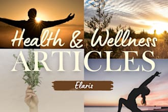 ghostwrite lifestyle and wellness blogs and articles