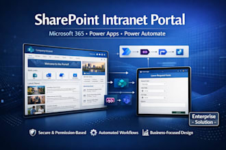 build a secure sharepoint intranet portal using microsoft 365 powerapps and spfx