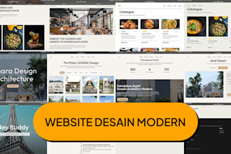 make website company profile or landing pages