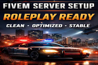 set up and optimize a professional fivem roleplay server