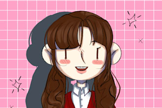 draw a cute chibi character