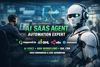 build  ai saas automation ghl respond io n8n chatwoot voice biomarker agent