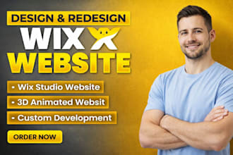 build wix website design redesign wix ecommerce website online store wix studio