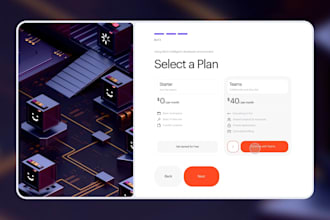 design a 3d animated interactive landing page with webflow, gsap