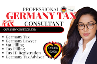 be your germany tax consultant, steuerberater vat and  lohnsteuer advisor
