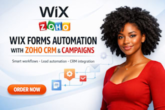 automate wix forms using zoho CRM and zoho campaigns workflows