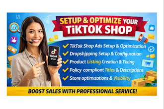 setup tik tok shop ads tiktok shop product listing fix tik tok shop dropshipping