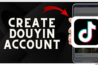 register douyin, xiaohongshu, taobao or any other accounts