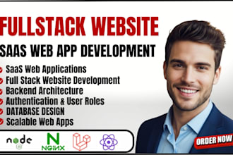 do saas web app and full stack website development