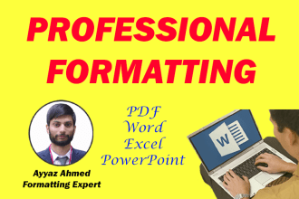 professionally format your document