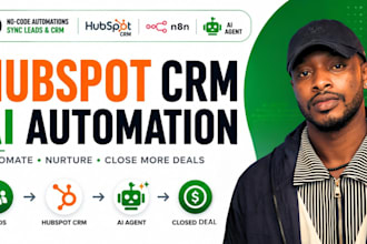 build hubspot CRM automation with ai agent to sync leads and close more deals