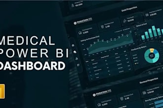 do medical, healthcare data analyst, data visualization, power bi dashboard