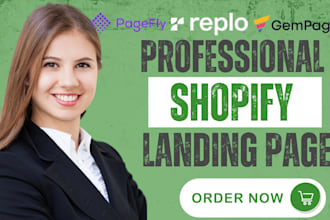 design replo landing page, pagefly, gempages migrate shopify clone