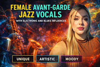 provide female avant garde jazz vocals with electronic and blues influences